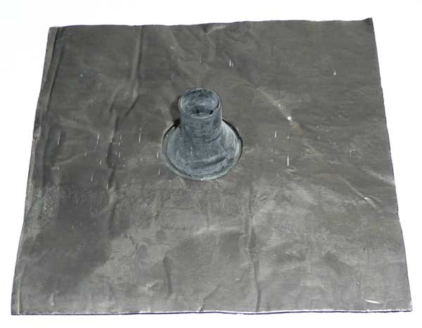 Kabelmanschette mit Alu-Butyl-Klebekragen f&uuml;r 1 Kabel 8-11mm
