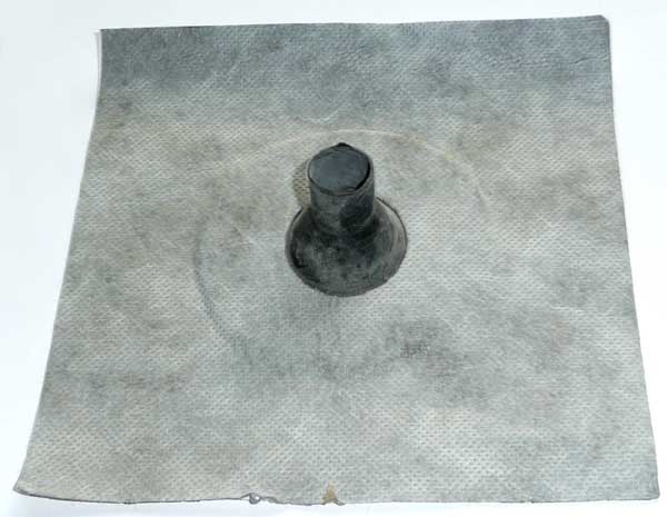 Kabelmanschette mit Vlies-Butyl-Klebekragen f&uuml;r 1 Kabel 8-11mm