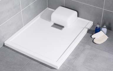 SaniLife Duschtasse Traymatic 100x80 cm mit inegrierter Hebeanlage
