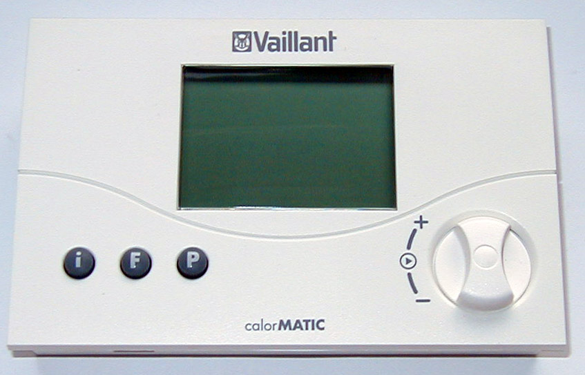 VAILLANT Funk - Raumthermostat calorMATIC 340f - Digitaler modulierender 2-Kanal Funk-Raumtemperaturregler mit Wochenprogramm.